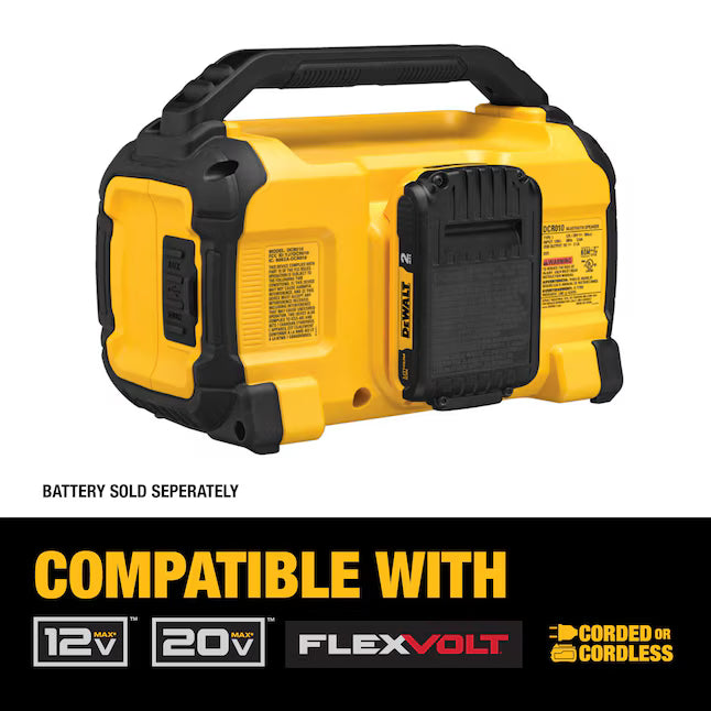 DEWALT Jobsite Bluetooth Speaker DCR010