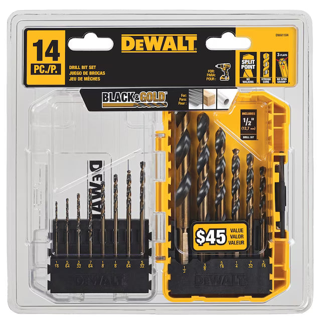 DEWALT 14 -Piece Drill Bit Set DWA1184