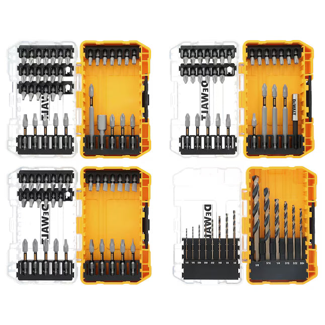 DEWALT TOUGH GRIP Screwdriver Bit Set 110 -Piece DWAF110SETTG