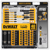Dewalt FlexTorq Impact Ready Screwdriving Bit Set with Tough Case System DWA2NGFT40IR
