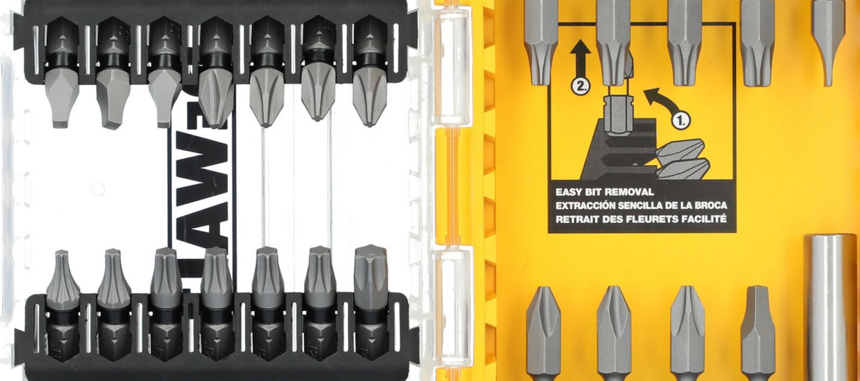 DEWALT 35 pc. Tough Grip Screwdriver Bit Set Made In USA